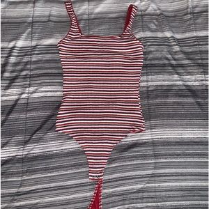 Hollister Burgundy bodysuit